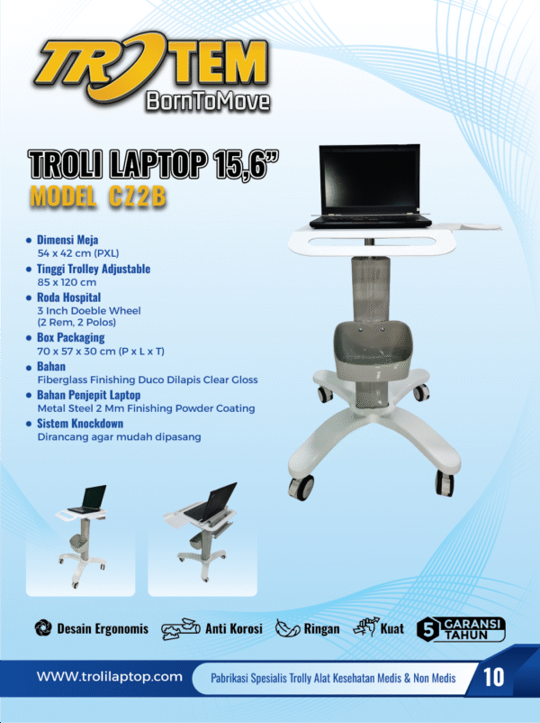 Troli laptop 15,6 Inch Cz2 B