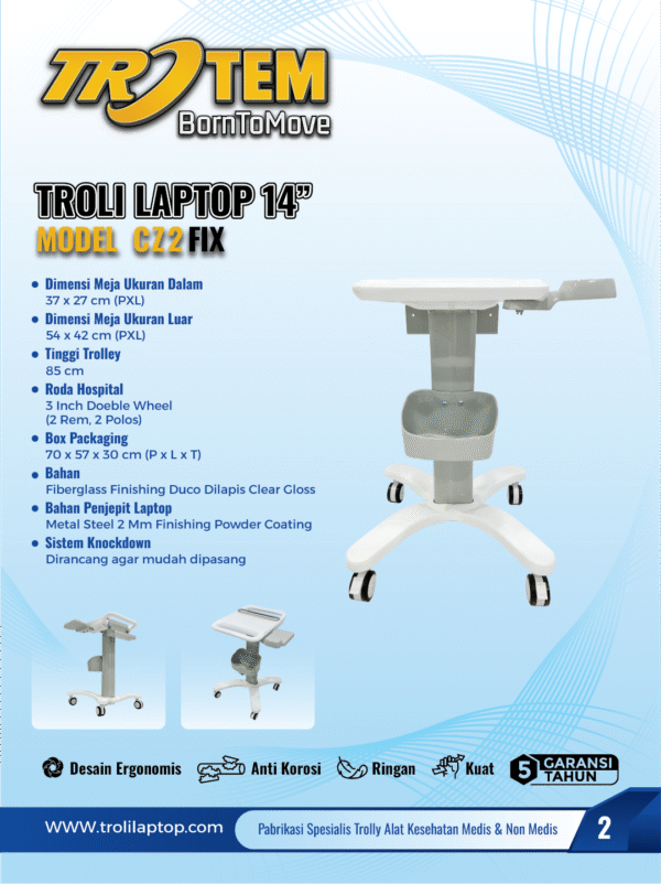 Troli laptop 14 Inch Cz2 Fix