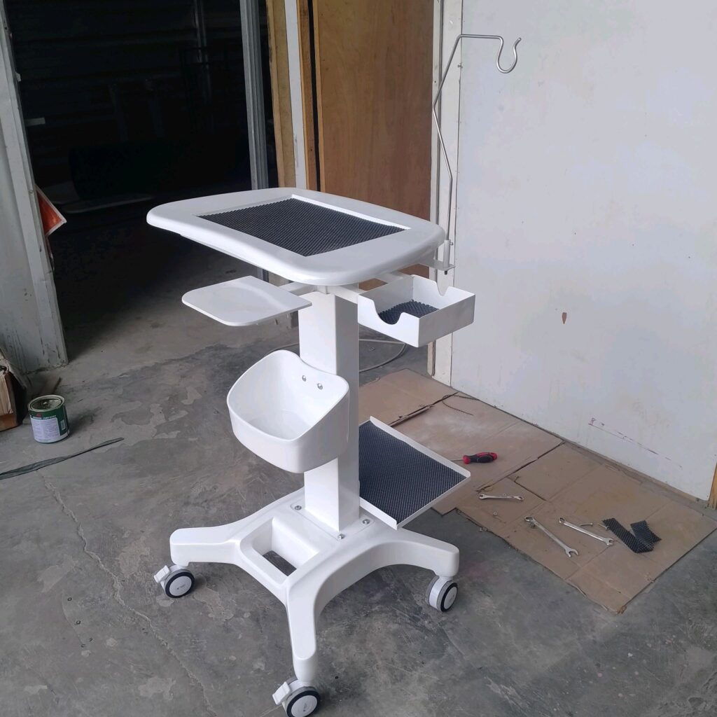 Troli Laptop Custom tampak depan kanan